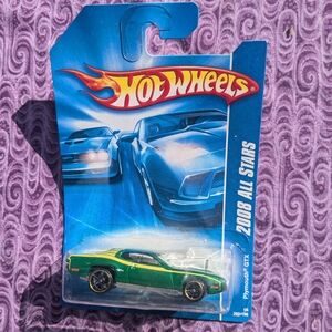 Green Hot Wheels Muscle Car Toy